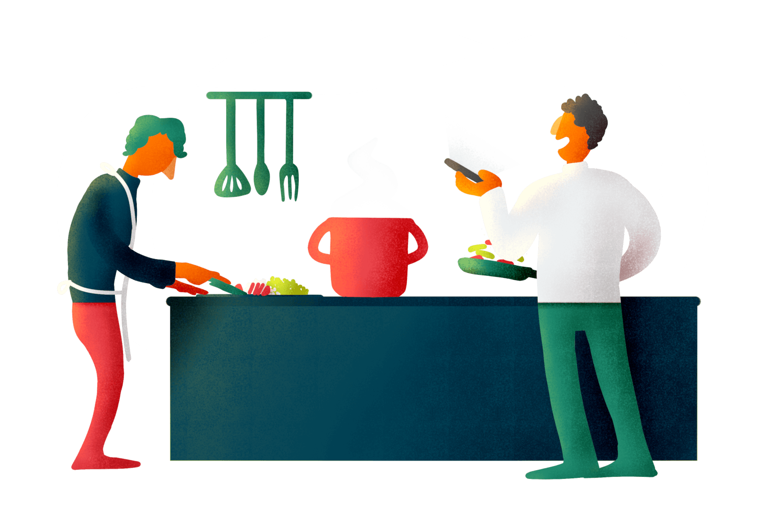 cooks and eaters